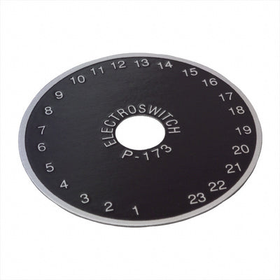 P173 by Electroswitch - DIAL PLATE 1-23 DIGIT 1.87""DIA
