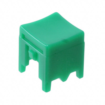 P23493 by Switchcraft Inc. - CAP PUSHBUTTON SQUARE GREEN