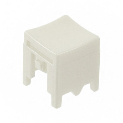 P23495 by Switchcraft Inc. - CAP PUSHBUTTON SQUARE WHITE