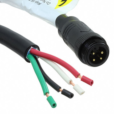 P29016-M2 by Amphenol Sine Systems Corp - CABLE 4POS MALE TO WIRE 6.56