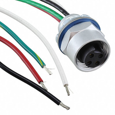 P29037-M1 by Amphenol Sine Systems Corp - CABLE 4POS FMALE TO WIRE 3.28