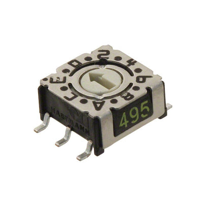 P36S106 by APEM Inc. - SW ROTARY DIP HEX COMP 100MA 24V