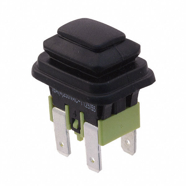 PA4R1EC1100 by E-Switch - PUSH SWITCH DPST-NO 16A 125V