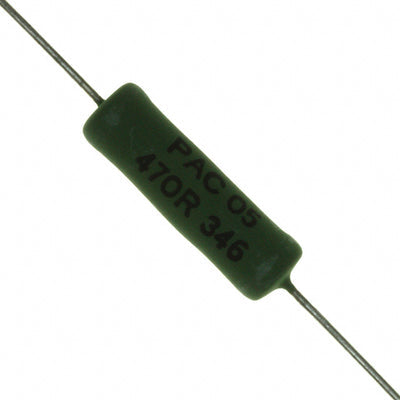 PAC500004700FAC000 by Vishay Beyschlag/Draloric/BC Components - RESISTOR 470 OHM 5W 1% AXIAL