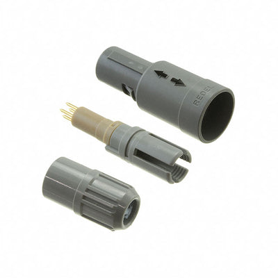 PAG.M0.4GL.AC65G by LEMO - CONNECTOR PLUG MALE 4P GOLD SLDR CUP