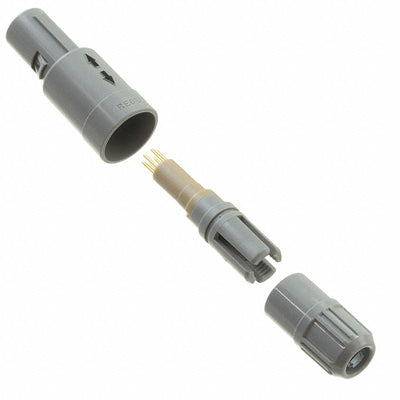 PAG.M0.6GL.AC52G by LEMO - CONNECTOR PLUG MALE 6P GOLD SLDR CUP