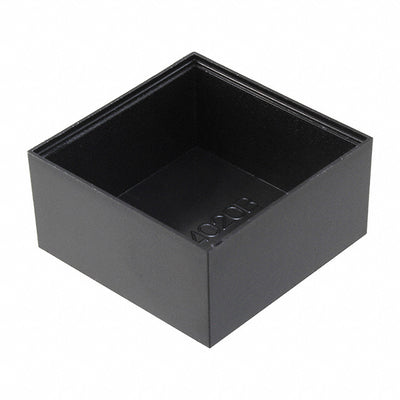 PB-1563 by Bud Industries - BOX ABS BLACK 1.546""L X 1.546""W