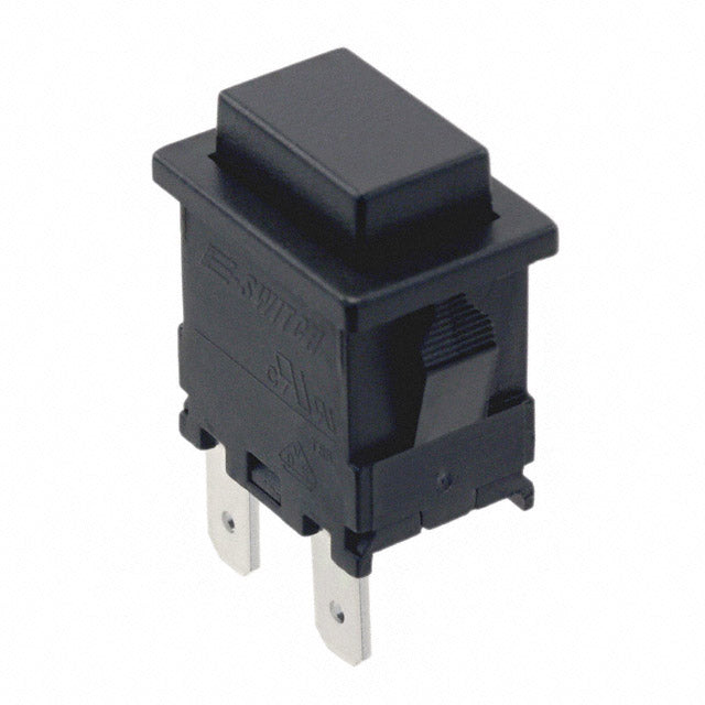 PB1973ABLKBLKEF0 by E-Switch - PUSH SWITCH SPST 15A 250V