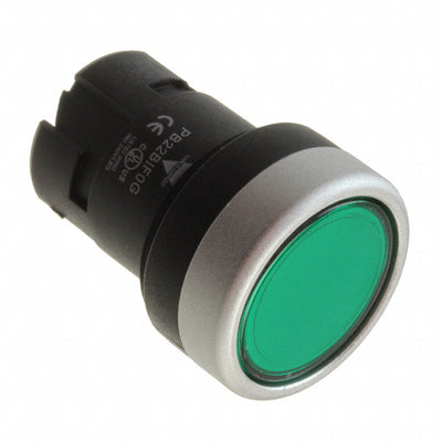 PB22BIF0G by Carlo Gavazzi Inc. - SW PB LIT GREEN SPRING RTRN