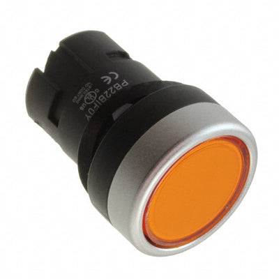 PB22BIF0Y by Carlo Gavazzi Inc. - SW PB LIT YELLOW SPRING RTRN