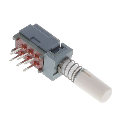 PBH2UEENAG1RWHT by E-Switch - PUSH SWITCH DPDT 0.1A 30V