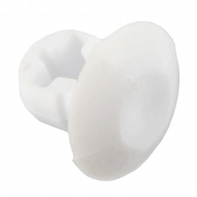 PBM10C2 by HellermannTyton - CABLE TIE HLD SGL BUTTON MNT WHT