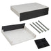 PC-11482-LG by Bud Industries - BOX ABS GRAY 7.075""L X 10.240""W