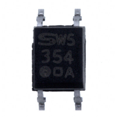 PC354N1J000F by SHARP/Socle Technology - OPTOISOLATOR 3.75KV TRANS 4-SMD