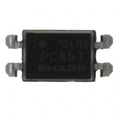 PC853XPJ000F by Sharp Microelectronics - OPTOISOLATOR 5KV DARL 4SMD
