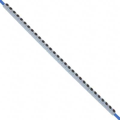 PCA07-8 by Panduit Corp - WIRE MARKER CLIP-ON WHITE 300PC