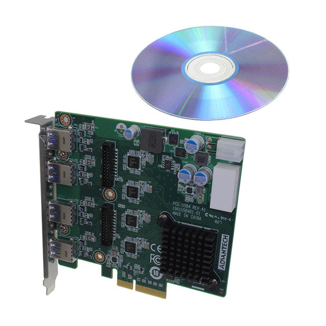 PCE-USB4-00A1E by Advantech Corp - 4 USB3.0 PORTS EXPANSION CARD(PC