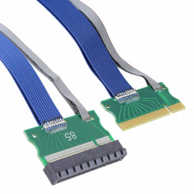 PCIEC-098-0500-EC-EM-P-85 by Samtec Inc. - CABLE ASSY PCIE X8 F-M 500MM