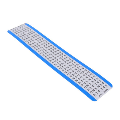 PCM-61 by Panduit Corp - WIRE MARKR CARD 6.4MMX38.1MM WHT