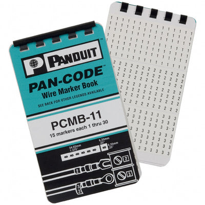 PCMB-11 by Panduit Corp - WIRE MARKR BOOK 5.6X34.9MM 10PGS