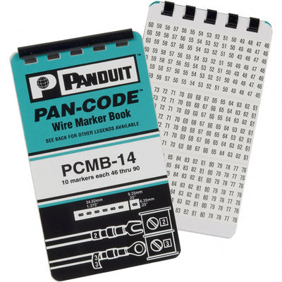 PCMB-14 by Panduit Corp - WIRE MARKR BOOK 5.6X34.9MM 10PGS