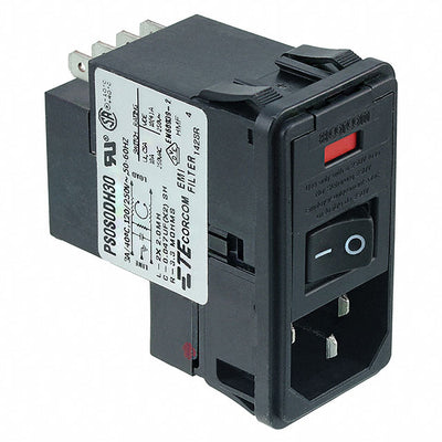 PE0S0SZ6C by TE Connectivity Corcom Filters - PWR ENT MOD RCPT IEC320-C14 PNL