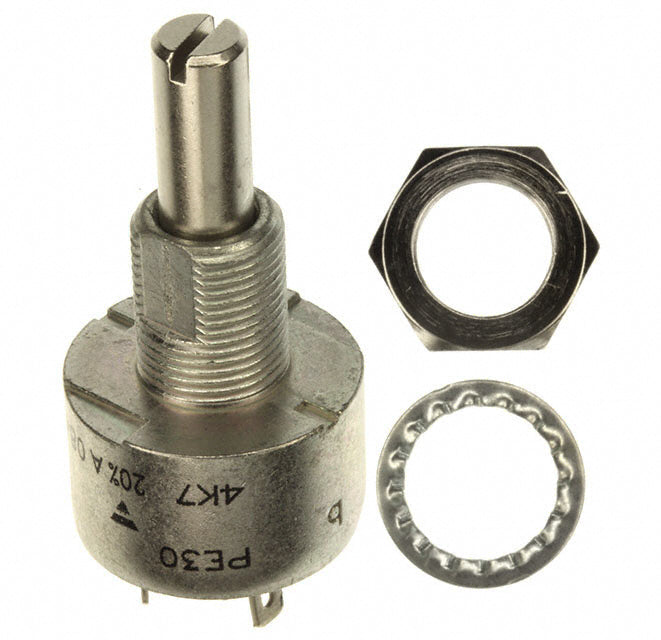 PE30L0FL472MAB by Vishay Sfernice - POT 4.7K OHM 3W CERMET LINEAR