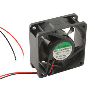 PE60251B1-000U-A99 by Sunon Fans - FAN AXIAL 60X25MM 12VDC WIRE