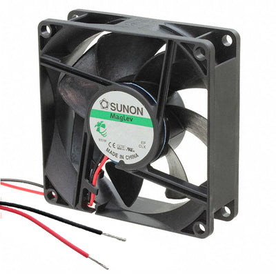 PE80252V2-000U-A99 by Sunon Fans - FAN AXIAL 80X25MM 24VDC WIRE