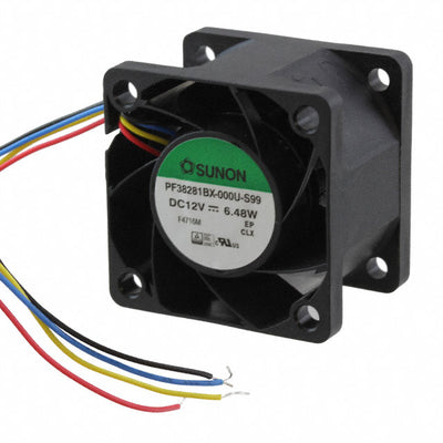 PF38281BX-000U-S99 by Sunon Fans - FAN AXIAL 38X28MM 12VDC WIRE