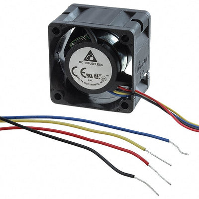 PFB0412EHN-TP06 by Delta Electronics - FAN AXIAL 40X28MM 12VDC WIRE