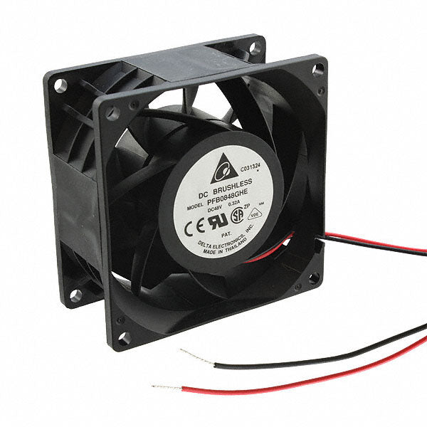 PFB0848GHE by Delta Electronics - FAN AXIAL 80X38MM 48VDC WIRE