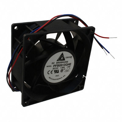 PFB0912GHE-F00 by Delta Electronics - FAN AXIAL 92X38MM 12VDC WIRE