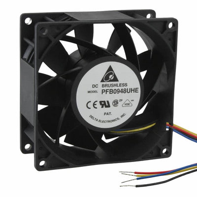 PFB0948UHE-TP16 by Delta Electronics - FAN AXIAL 92X38MM 48VDC WIRE