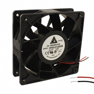 PFB1212EHE by Delta Electronics - FAN AXIAL 120X38MM 12VDC WIRE