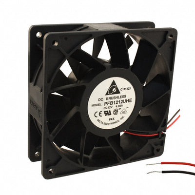 PFB1212UHE by Delta Electronics - FAN AXIAL 120X38MM 12VDC WIRE