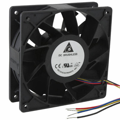PFB1248UHE-EP by Delta Electronics - FAN AXIAL 120X38MM 48VDC WIRE