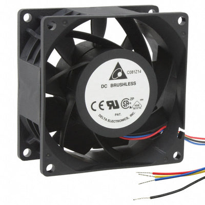 PFC0812DE-SP07 by Delta Electronics - FAN AXIAL 80X38MM 12VDC WIRE