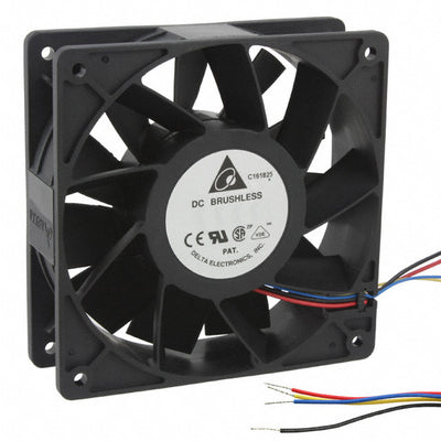 PFC1212DE-F00 by Delta Electronics - FAN AXIAL 120X38MM 12VDC WIRE