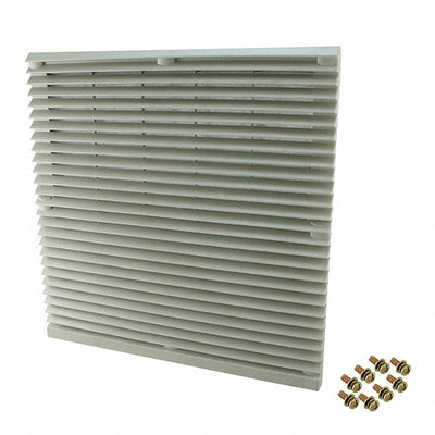 PFG-25N by Mechatronics Fan Group - FAN GUARD LOUVERED RAL7032