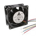 PFR0812XHE-SP00 by Delta Electronics - FAN AXIAL 80X38MM 12VDC WIRE