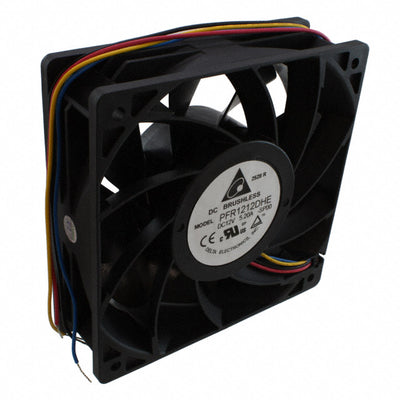 PFR1212DHE-SP00 by Delta Electronics - FAN AXIAL 120X38MM 12VDC WIRE
