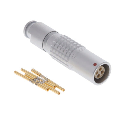 PHG.0B.304.CYMD52Z by LEMO - CONNECTOR RECPT FMALE 4POS GOLD CRIMP