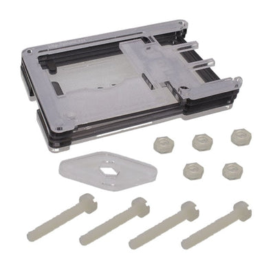 PIM463 by Pimoroni Ltd - CASE ACRYLIC BLK 2.598""LX3.898""W