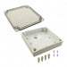 PIP-11766-C by Bud Industries - BOX PLSTC GRAY/CLR 5.12""LX5.12""W