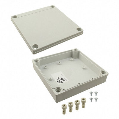 PIP-11766 by Bud Industries - BOX PLAS GRAY 5.118""L X 5.118""W