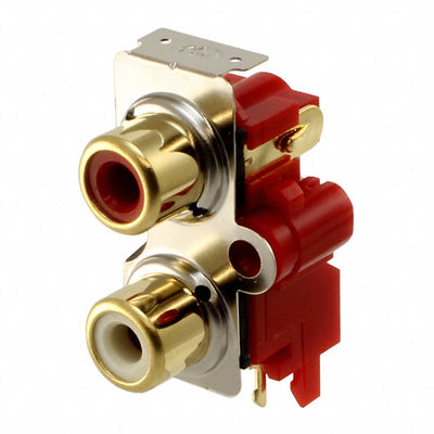 PJRAS1X2S01AUX by Switchcraft Inc. - CONNECTOR RCA JACK MONO 3.2MM R/A