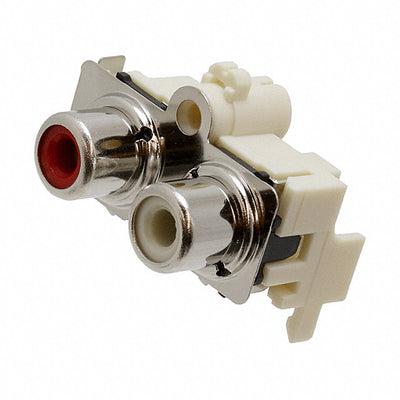 PJRAS2X1S01X by Switchcraft Inc. - CONNECTOR RCA JACK MONO 3.2MM R/A