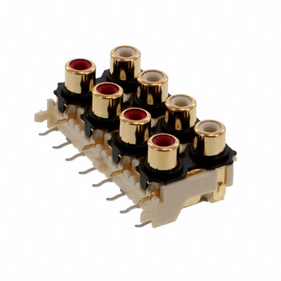 PJRAS4X2U01AUX by Switchcraft Inc. - CONNECTOR RCA JACK MONO 3.2MM R/A