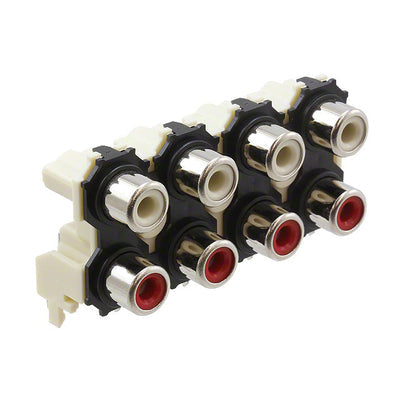 PJRAS4X2U01X by Switchcraft Inc. - CONNECTOR RCA JACK MONO 3.2MM R/A